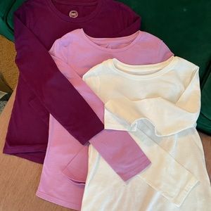 Long sleeve shirts (bundle of 3) size 7/8